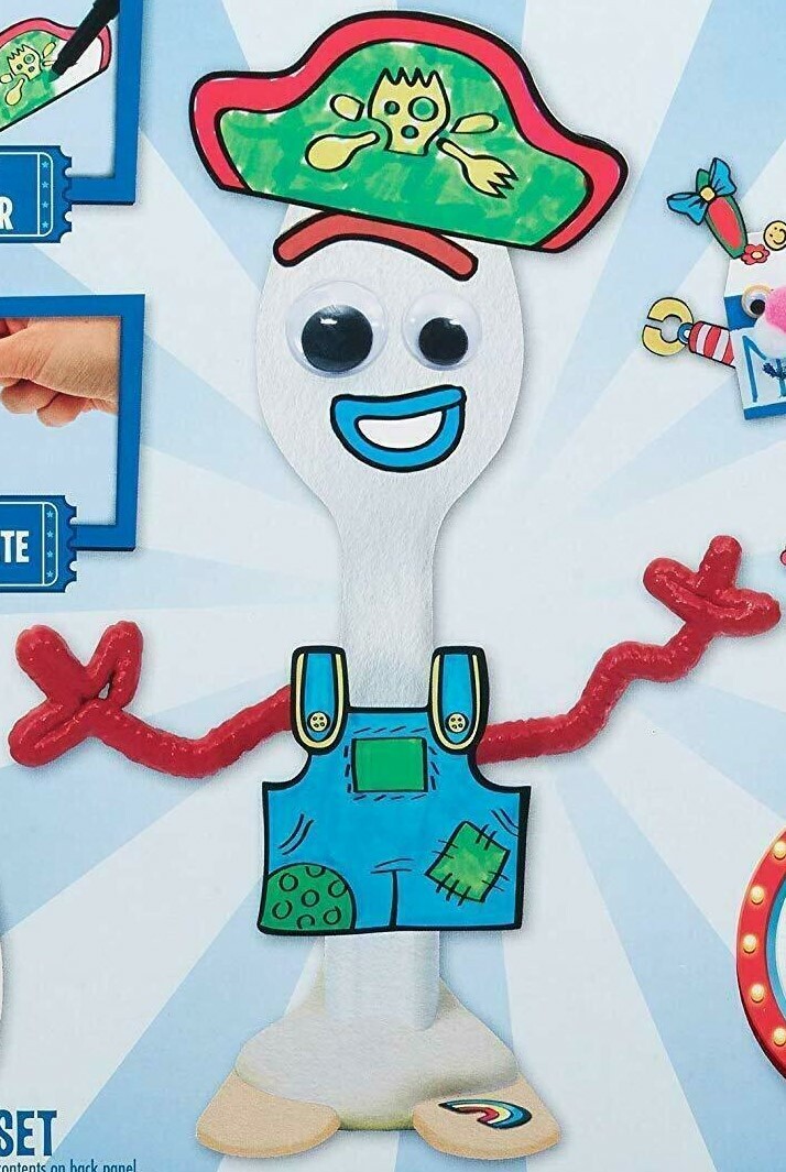 Forky Toy Story Pattern. Custom Plush Inspired by Toy Story Forky Kit.  Forky Plush Handmade Doll 