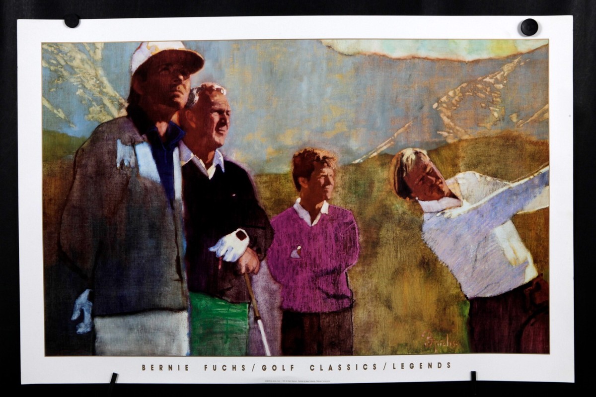 Bernie Fuchs - Legends - Golf Classics - 1991 - Offset Poster- by