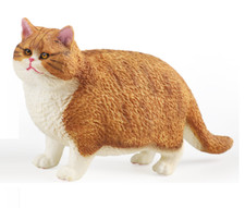 11.6cm Small Cat PVC Toy Wild Animal Figure Doll Kids Gift