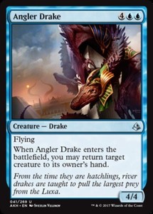Angler Drake x4 - Amonkhet - NM-Mint, English - Amonkhet