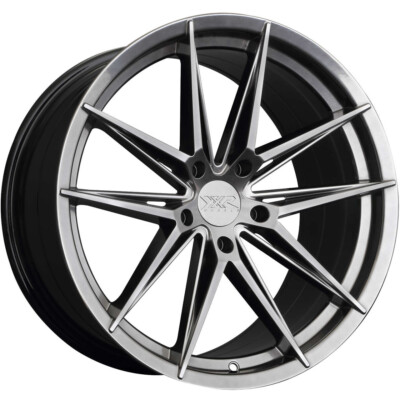 18x9.5 +35 XXR 577 5x112 Chromium Black Wheels (Set of 4)