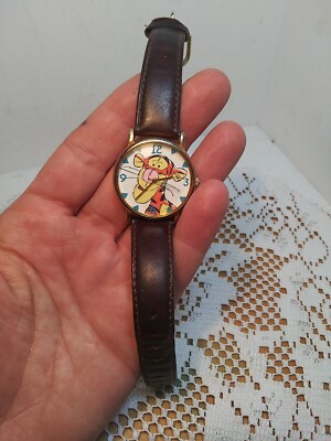 Vintage Timex Disney Winnie the Pooh Tigger watch NEW BATTERY Vintage Timex Disney Tigger Watch Winnie the Pooh - Needs  main image 4