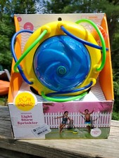 Sun Squad Spinning Light Show Sprinkler Wiggle Tubes Water Outdoor Yard Fun