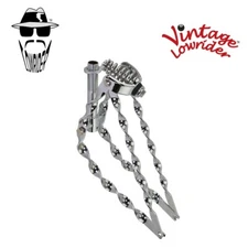Original F&R LOWRIDER 20" Bent Flat Twisted Spring Fork 1" Chrome Lowrider Fork