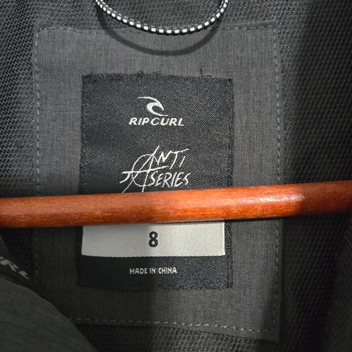 Rip Curl Boy's Elite Anti Series Jacket in Black - Size 8 - Picture 16 of 18
