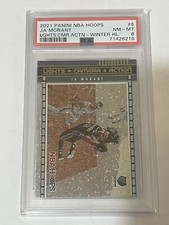 Ja Morant Graded 2021-22 Hoops Lights Camera Action Winter Holo #6 (PSA NM/MT 8)