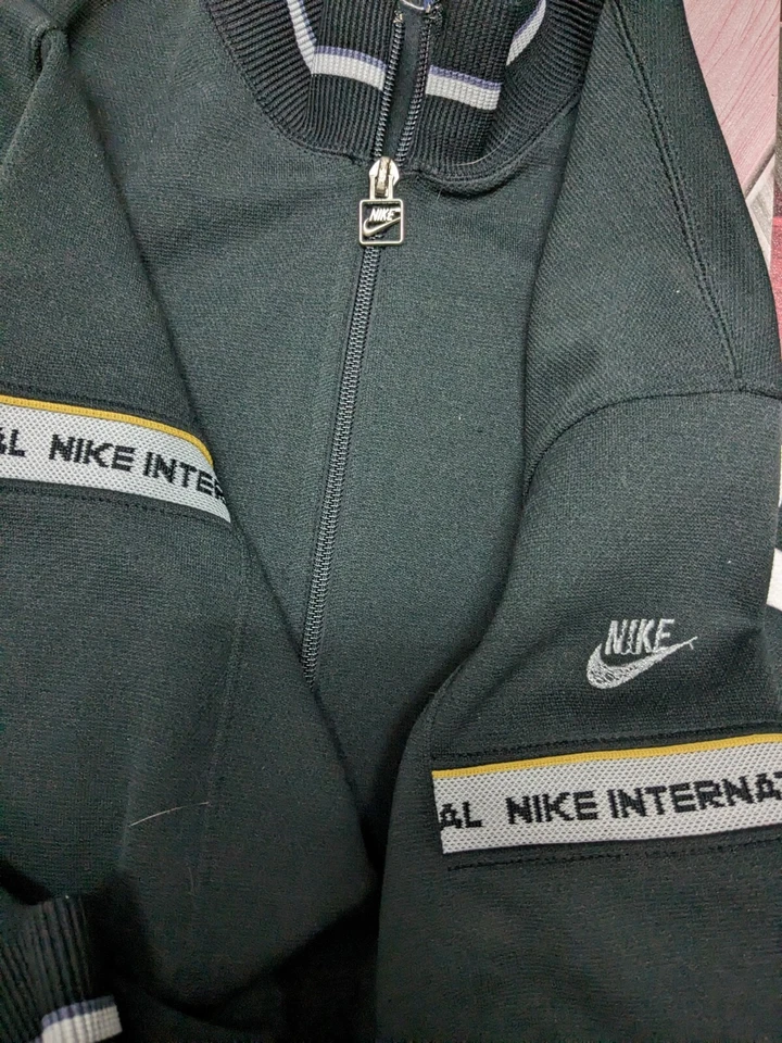 Vintage 80s Blue Tag Nike international Jacket - Image 3 of 4