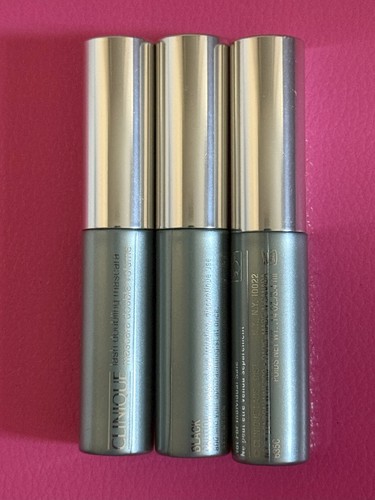 3x CLINIQUE LASH DOUBLING MASCARA ~ BLACK ~ .14 OZ each ~ New without box