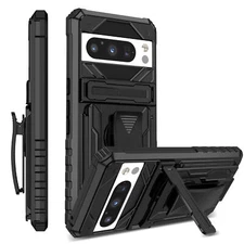 For Google Pixel 9 Pro XL 8 Pro 8 Rugged Phone Case with Belt Holster & Stand
