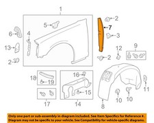 Chevrolet GM OEM 10-15 Camaro Fender-Rear Insulator 22781094