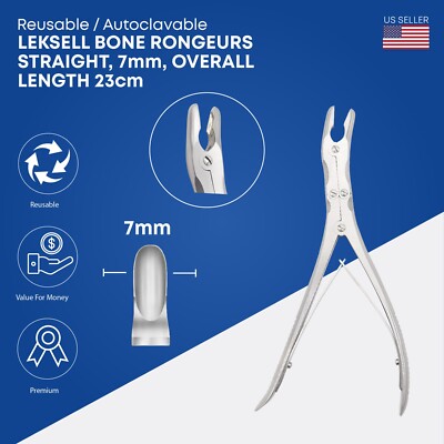 Leksell Bone Rongeurs Striaght - 23cm Stainless Steel Surgical ...