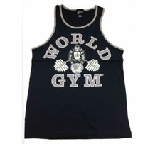 W330 World Gym Athletic Ringer Tank  Bodybuil...