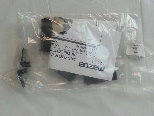 New Genuine Mazda 3 Headlight Covers Protectors Set BK Hatch Back BK1HHLC0VER - Picture 4 of 4