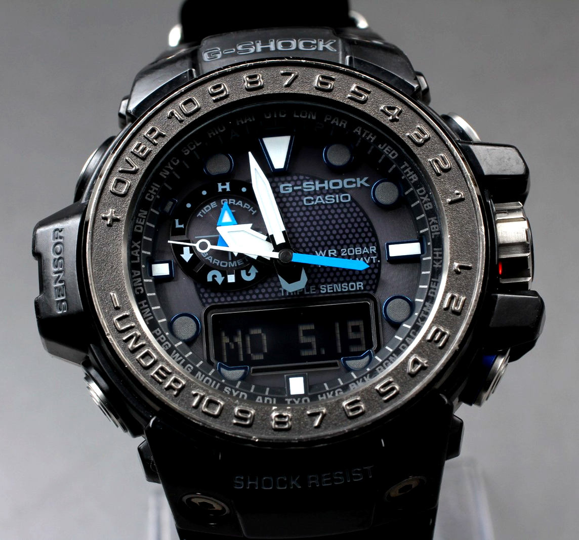N MINT] Casio G-SHOCK GULFMASTER GWN-1000C-1AJF Black Tough Solar