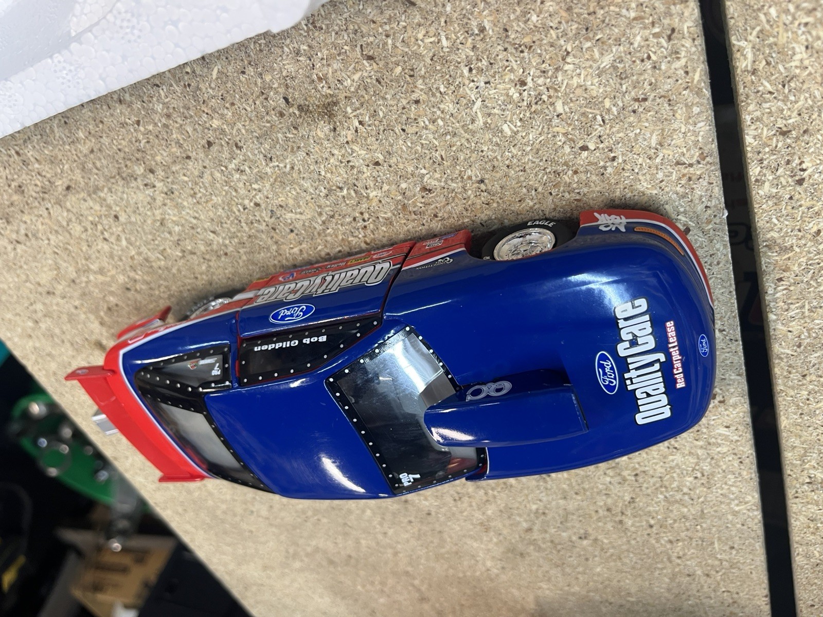 MIB 1996 RACING COLLECTABLES BOB GLIDDEN '96 FORD PRO STOCK QUALITY CARE 1/3500