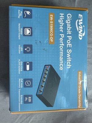 (EWIND) Gigabit PoE Switch Higher Performance  