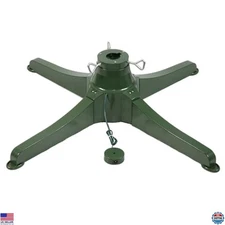 Vickerman 350° Rotating Tree Stand - Supports 75 lbs, 1.25" Pole, Optional Music