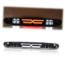 LED Third 3rd Brake Light High Fit Chevy Silverado  2007-2014  Clear  Black