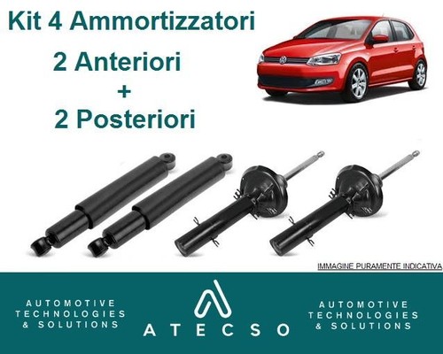KIT 4 AMMORTIZZATORI 2 ANTERIORI + 2 POSTERIORI per VW POLO (6R1, 6C1) - Foto 1 di 1