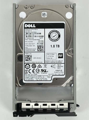 Dell 1,8TB 10K RPM SAS 12Gbps HDD 2,5 SFF Festplatte mit 13G Tray HDD - Bild 4 von 5