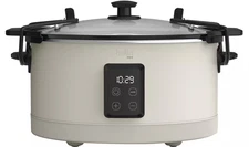 bella PRO - 7-qt. Programmable Slow Cooker with Searing Function - Oatmilk