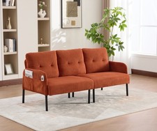 Oversized Corduroy Loveseat Sofa