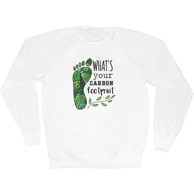 ''What's Your Carbon Footprint'' Sweatshirt / Pullover / Pulli für Erwachsene (SW044740)