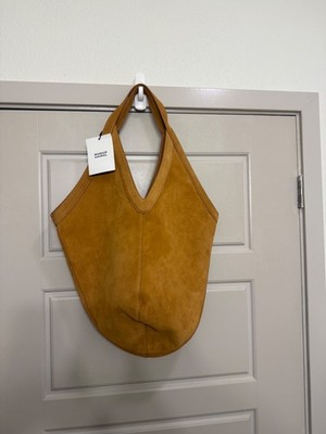 Mansur Gavriel Suede Caramel Hobo Bag large