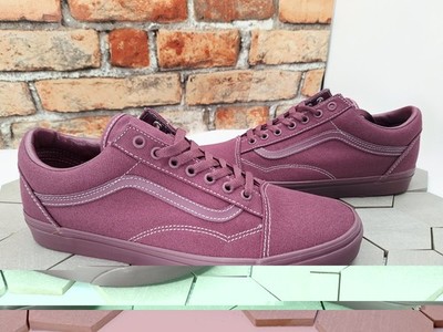 Vans OLD SKOOL Plum Wine Mono Burgundy Men Sz 13 Skateboard  display picture 1