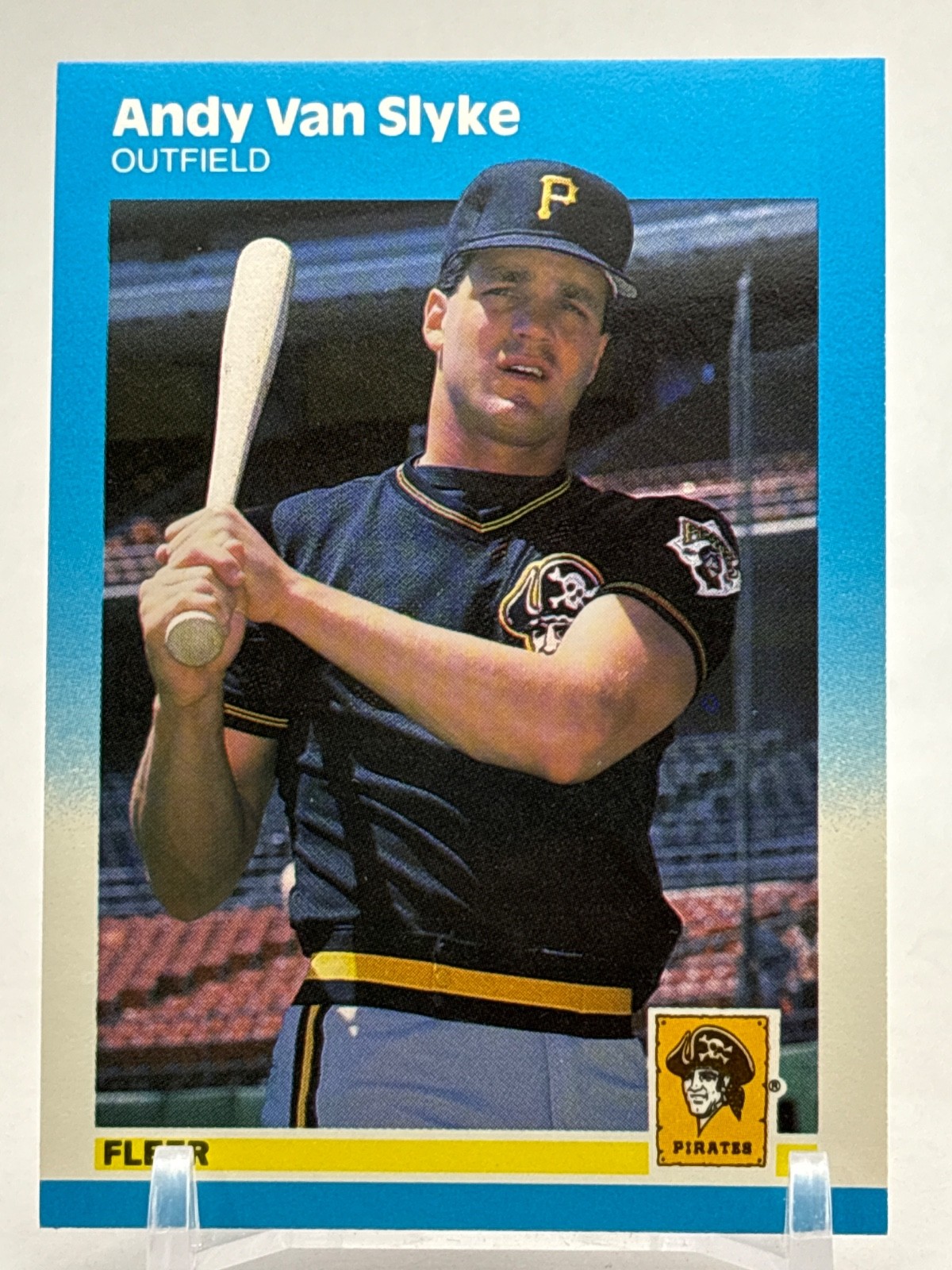 1987 Fleer Update [Error] #U-121 Andy Van Slyke Pittsburgh Pirates