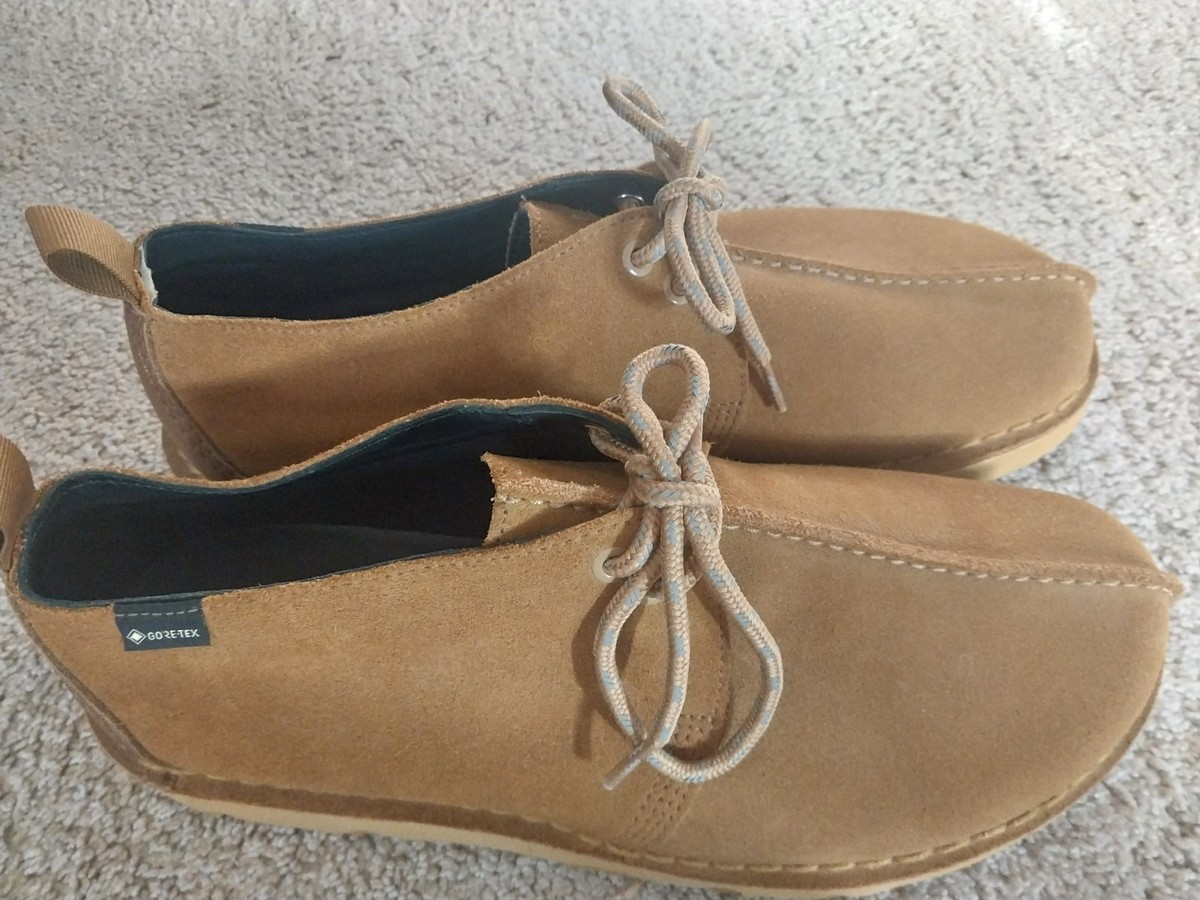 Clarks Desert Trek Gore-Tex GTX Mens Brown Suede Oxfords Casual