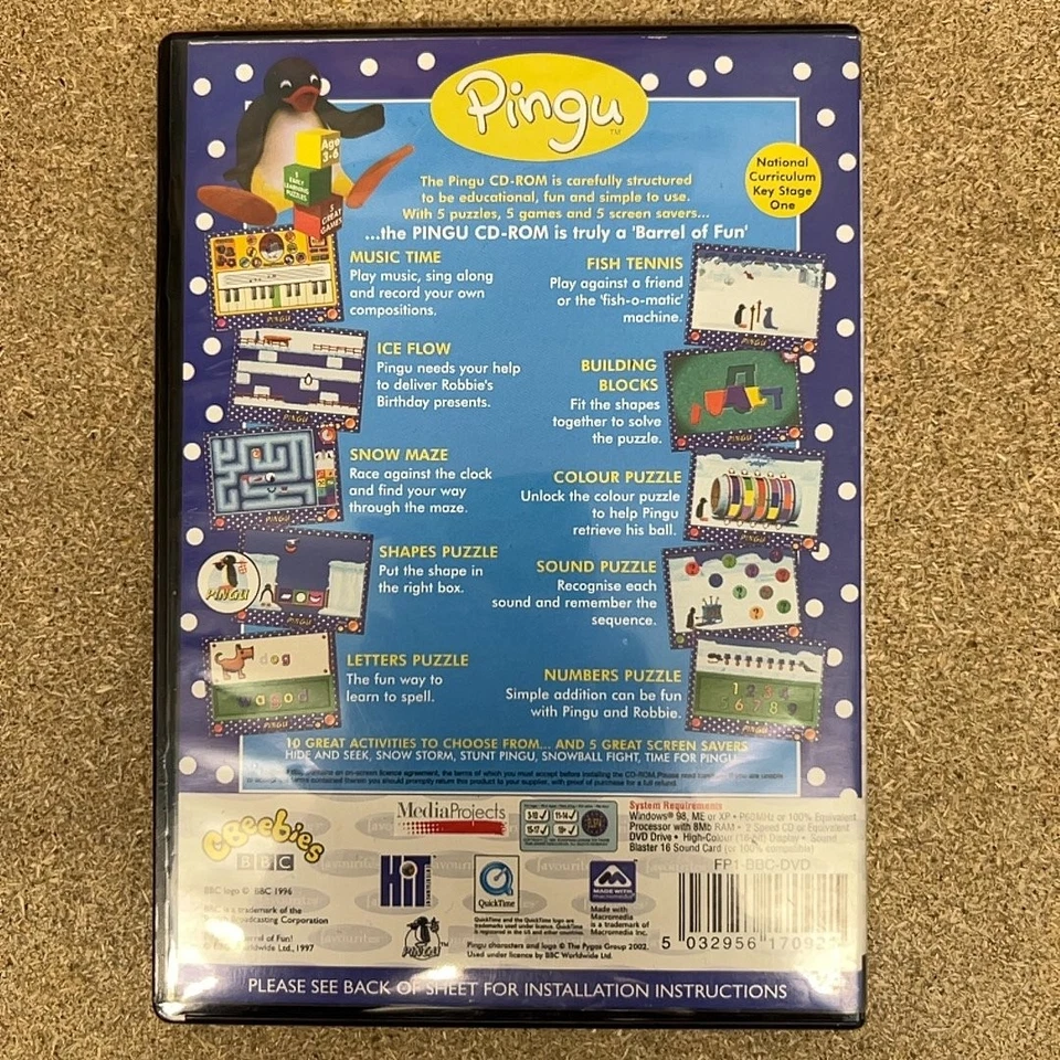 Pingu™ A Barrel of Fun! (Windows 98 / ME / XP - BBC Favourites™) [Complete] - Image 3 of 4
