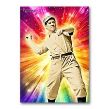 Kid Nichols Perfect Pitch Art Card 01/20 Starpop Signed Baseball Short Print