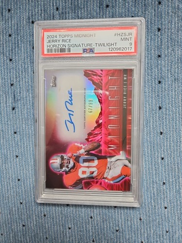 2024 Topps Midnight - Horizon Signatures Jerry Rice #HZS-JR Twilight ...