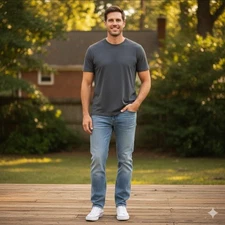 Lee Extreme Motion Performance Series Tapered Leg Jeans Men's 34x30 Actual 35x28