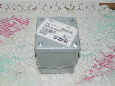 Hoffman E1PBG Push Button Enclosure 57930, 22.mm hole. 3.5 "H x 4.25"W x 2.75 "D