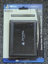 NEW Hori PS Vita Official OEM Licensed Game Software Card Case 12 Black