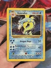 Pokemon Base Set Gyarados Holo 6/102 Misaligned Print Layer Error Misprint