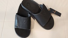 NEW Without Box OluKai NALU SLIDE Black Men's Sandals Size 11