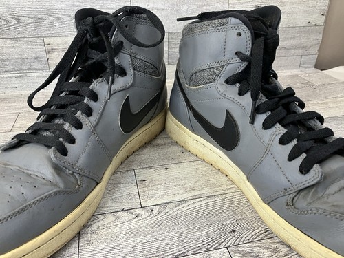 Nike Rare Air Jordan 1 Retro High LE Size 11 Cool Gray White 332550-014 - Picture 5 of 10