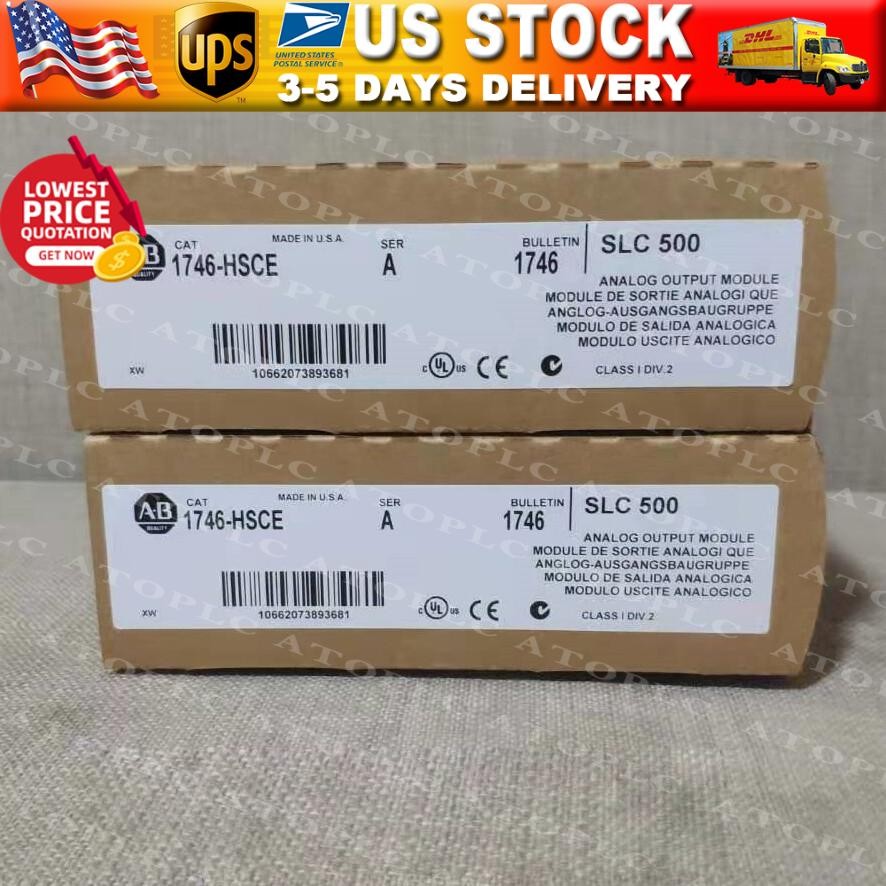1 PCS NEW FACTORY SEALED AB 1746-HSCE SER A SLC 500 HIGH SPEED MODULE 1746HSCE