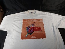 The Legend of Zelda T-Shirt X Large Ocarina Of Time Promo Nintendo 1998