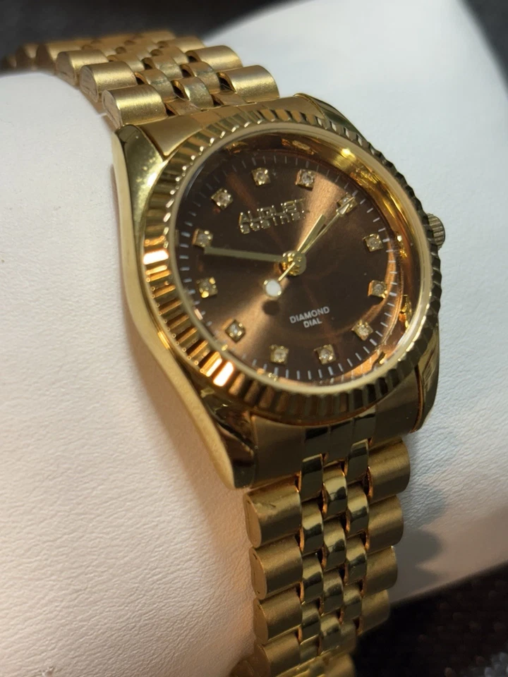 August Steiner Women's Quartz Watch Rose Gold Stainless Wristwatch New Battery - Image 3 of 4