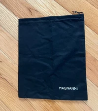 MAGNANNI Drawstring New Dust Bag Storage Shoe Bag Black 14" x 12"