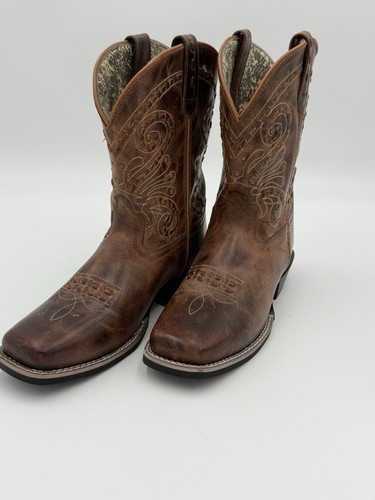 Botas occidentales Smoky Mountain para mujer Shelby tacón para caminar marrón 6063 - Imagen 2 de 4