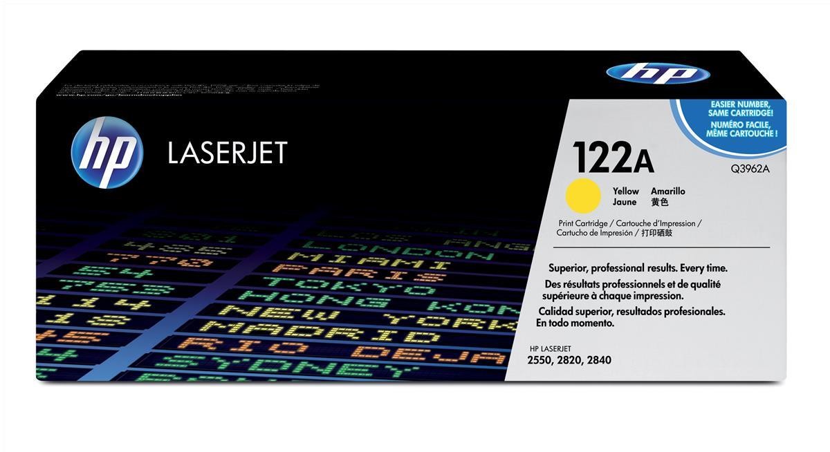 Genuine HP Toner Cartridge Yellow Q3962A Laserjet 2550 A- VAT Incl
