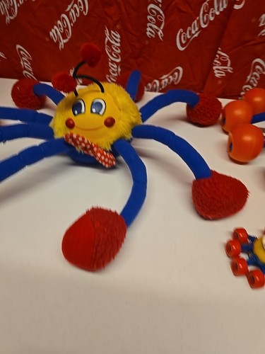 KIDDICRAFT Webster Pull Along Araña Juguete De Colección Años 80 Paquete Liquidación Casa - Imagen 3 de 13