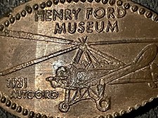 1931 Autogiro Henry Ford Museum Zc Penny allungato #122122
