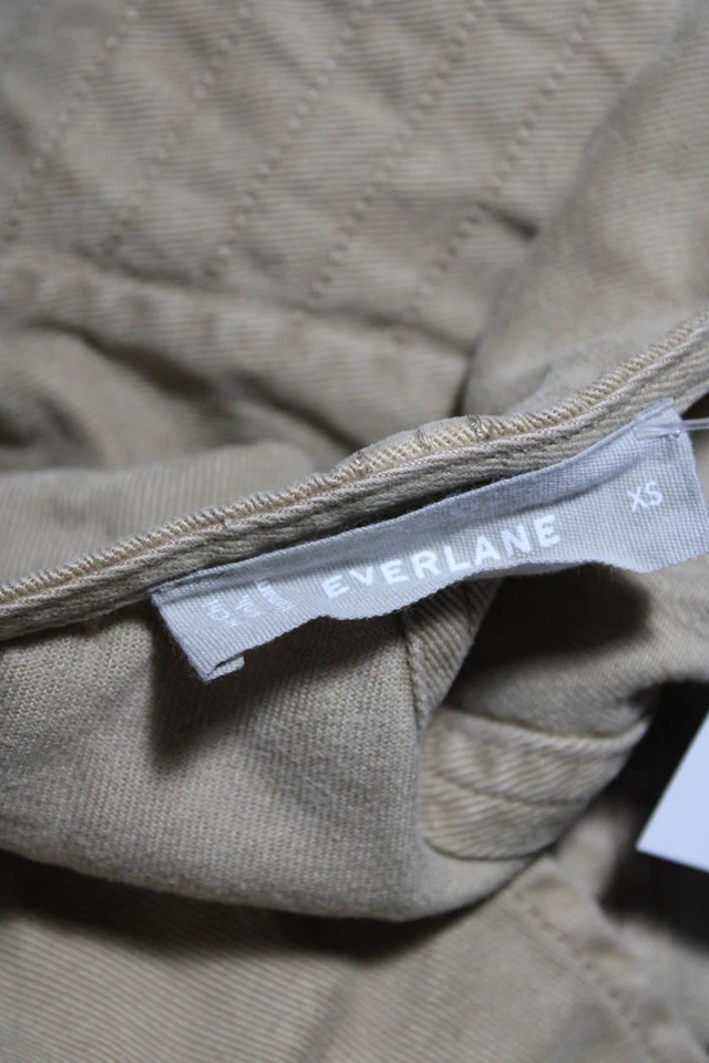 Everlane Womens Two Pocket V-Neck Sleeveless Pullover Maxi Dress Beige Size XS - Image 4 of 4