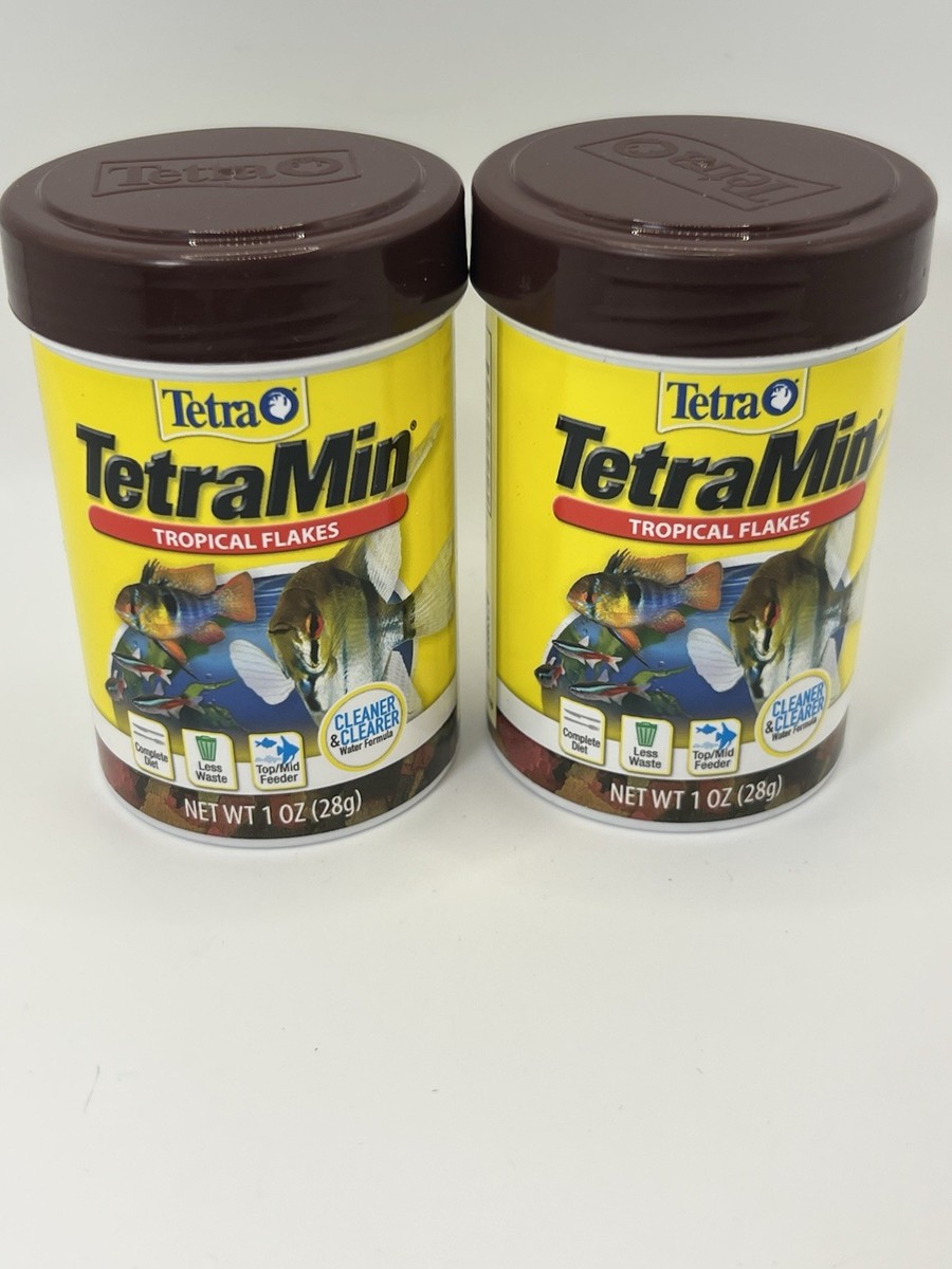 fxxx sテトラ Tetra Min Tropical Fakes Fish Food Top/ Mid Feeder Two 1oz Jars